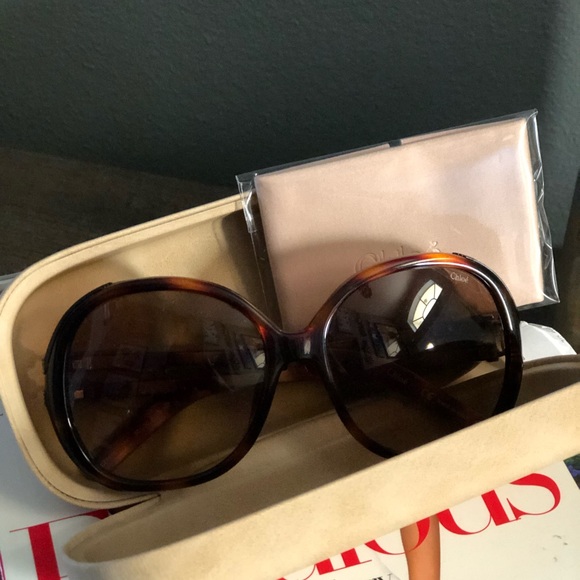 CHLOE BROWN SUNGLASSES - Picture 2 of 7